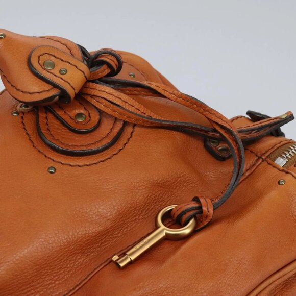 Chloe Paddington Hand Bag Leather Brown Auth am7626V - Picture 11 of 15